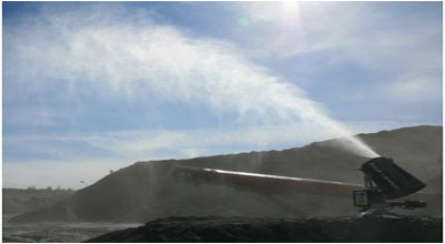 Dust suppression systems (FOG BAZOOKA)
